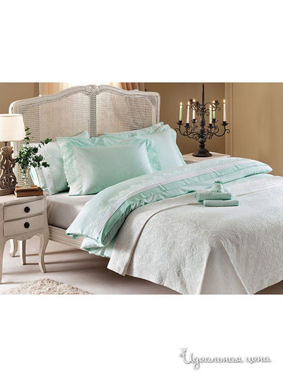 Постельный набор 10-ти предметный Kazanov.A., цвет мятный