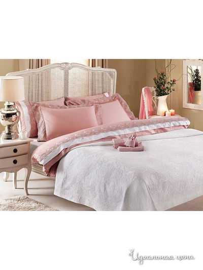 Постельный набор 10-ти предметный Kazanov.A., цвет розовый