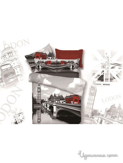 Комплект постельного белья Евро Kazanov.A., цвет мультиколор