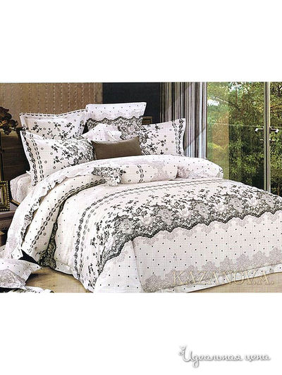 Комплект постельного белья семейный Kazanov.A., цвет белый