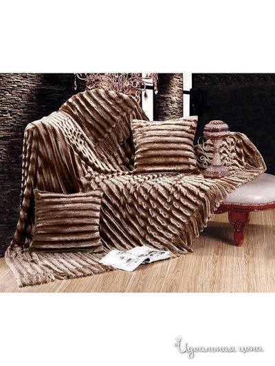 Плед 160х220 см Kazanov.A., цвет коричневый