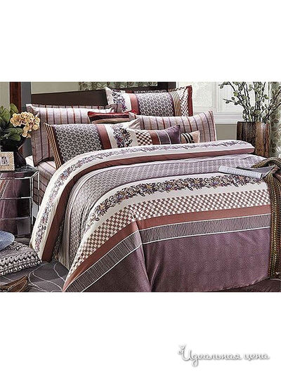 Комплект постельного белья Евро Kazanov.A., цвет фиолетовый, лиловый