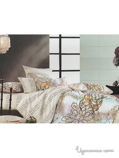 Комплект постельного белья семейный Kazanov.A., цвет бежевый