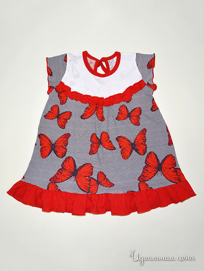 Платье Figaro, цвет серый, красный