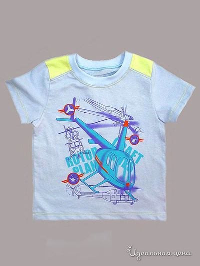 толстовка (короткий рукав) Figaro, цвет голубая