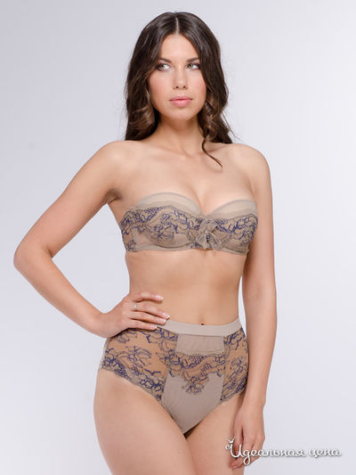 Комплект Cotton Club, цвет бежевый, синий