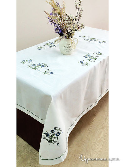 Скатерть 160*180 см Naturel, цвет белый