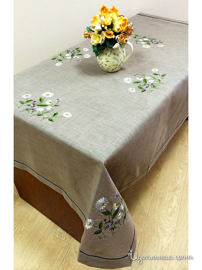 Скатерть 150*180 см Naturel, цвет серый