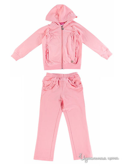 комплект из худи и штанов Bodi Bear, цвет розовый