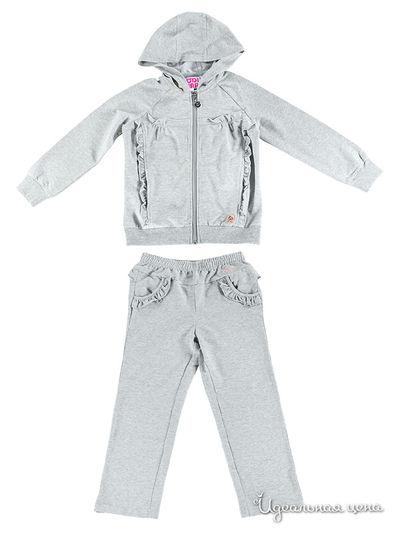 комплект из худи и штанов Bodi Bear, цвет серый