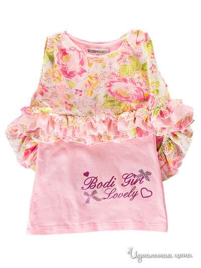 платье Bodi Bear, цвет розовое