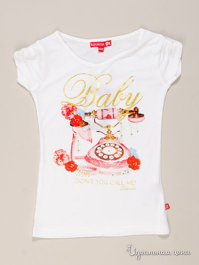 Футболка Young Reporter, цвет белый