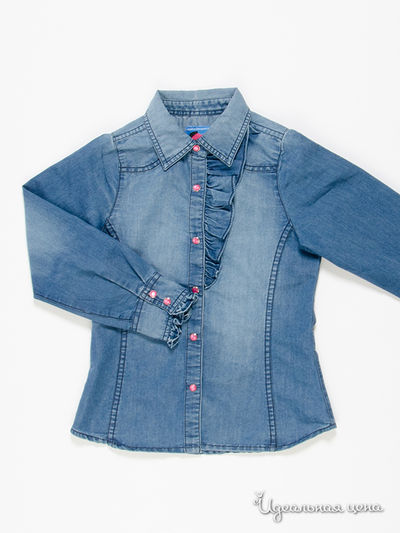 Рубашка Young Reporter, цвет синий