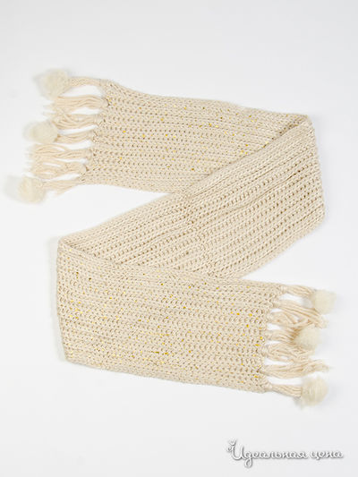 Шарф Young Reporter, цвет кремовый