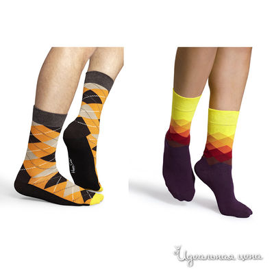 Носки, 2 пары Happy Socks, цвет мультиколор