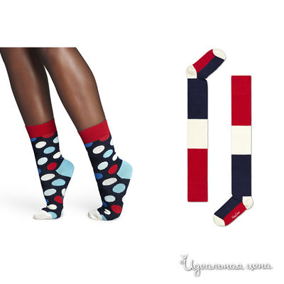 Носки, 2 пары Happy Socks, цвет мультиколор