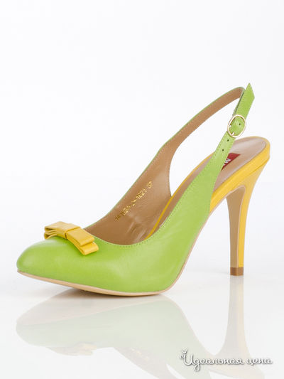 Босоножки Milana, цвет зеленый, желтый
