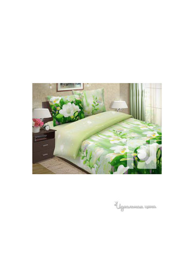 Комплект постельного белья евро Традиция Текстиля, цвет мультиколор