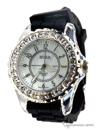 Часы наручные Bora, цвет черные, белые