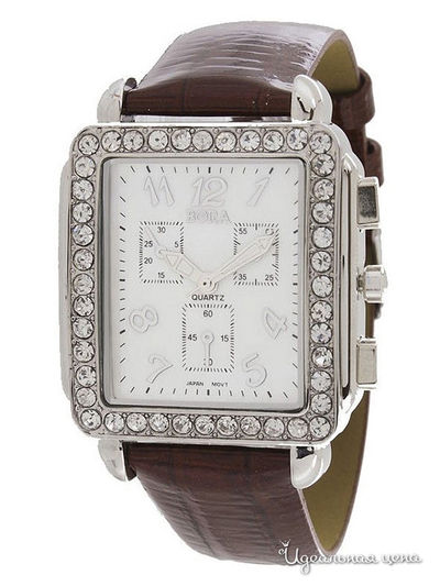 Часы наручные Bora, цвет коричневый