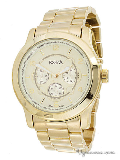 Часы наручные Bora, цвет золотой