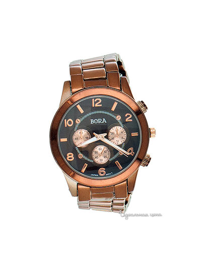 Часы наручные Bora, цвет оранжевые