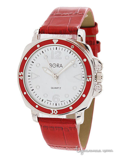 Часы наручные Bora, цвет красные