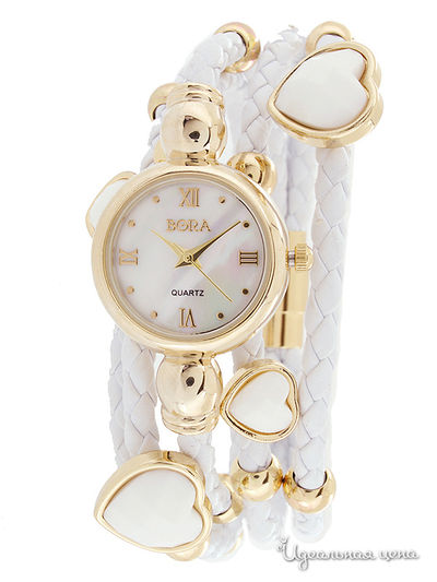 Часы наручные Bora, цвет White/Gold