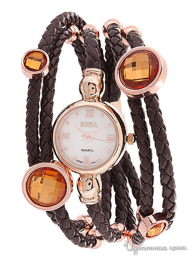 Часы наручные Bora, цвет коричневый