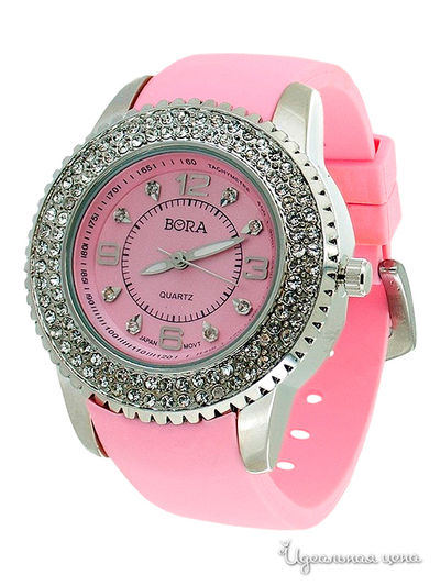 Часы наручные Bora, цвет розовые