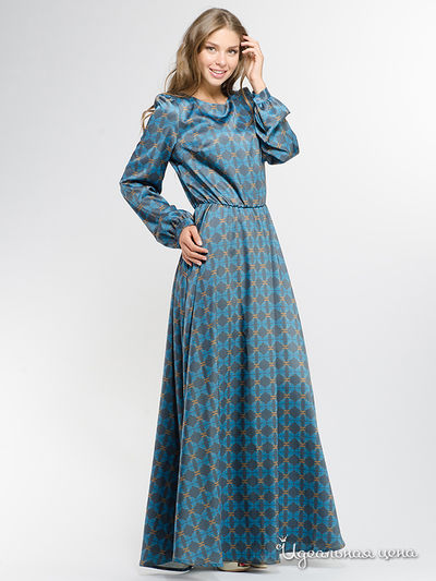 Платье Анна Чапман, цвет бирюзовое