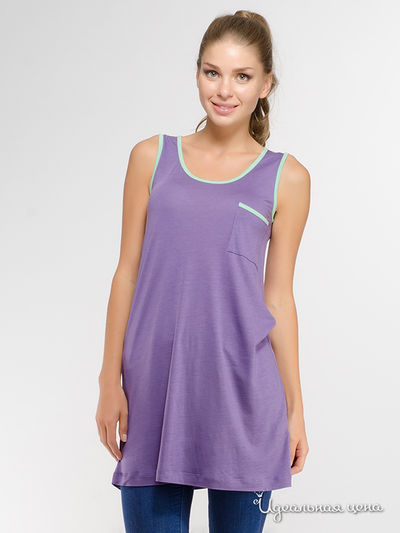 Майка Анна Чапман, цвет сиреневая