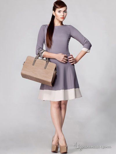 Платье Awama, цвет серый