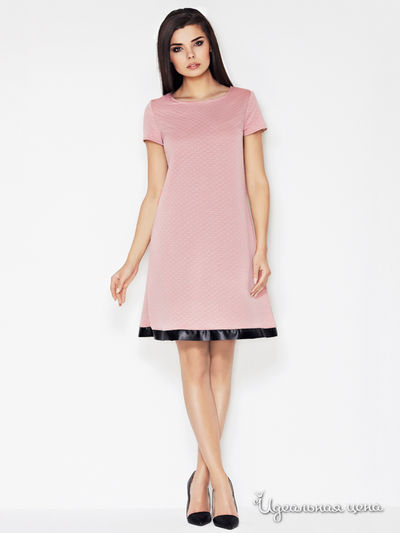 Платье Awama, цвет светло-розовое