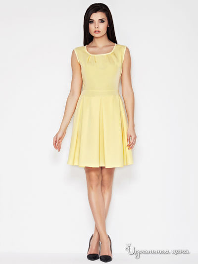 Платье Awama, цвет желтый
