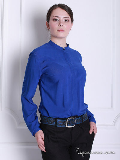 Блуза M.A.K.K.O., цвет синий