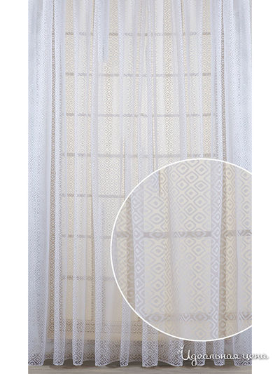 Шторы, 200x270 см Primavelle, цвет белый