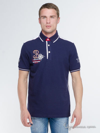 Поло M. Conte, цвет синий