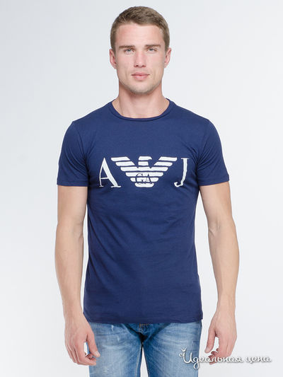 Футболка Armani, цвет темно-синий