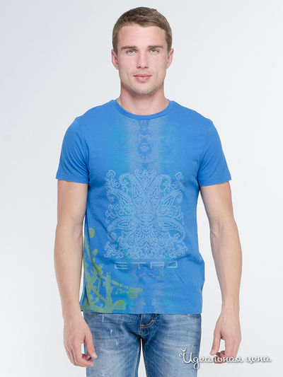 Футболка Etro, цвет синий