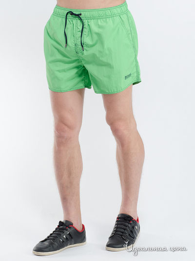 Шорты Hugo Boss, цвет зеленый