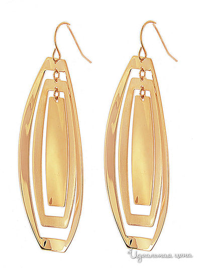 Серьги Taya, цвет золотой