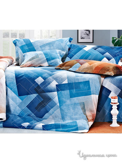 Комплект постельного белья евро Dream Time Store, цвет мультиколор