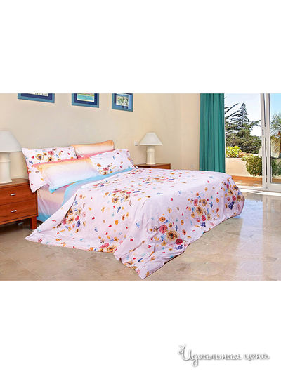 Комплект постельного белья евро Dream Time Store, цвет мультиколор