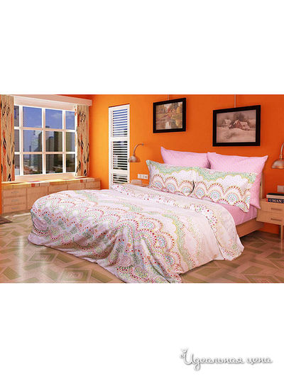 Комплект постельного белья евро Dream Time Store, цвет мультиколор