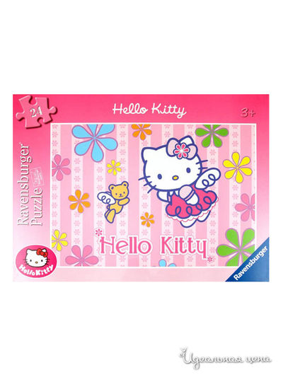Паззл "Hello Kitty and the Teddy Bear"  24 элементов Ravensburger