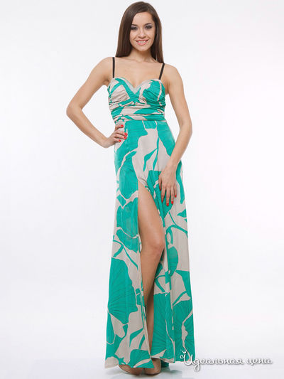 Платье Foggi, цвет бирюзовый