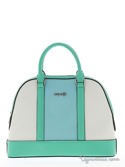 Сумка Dispacci, цвет белый, голубой