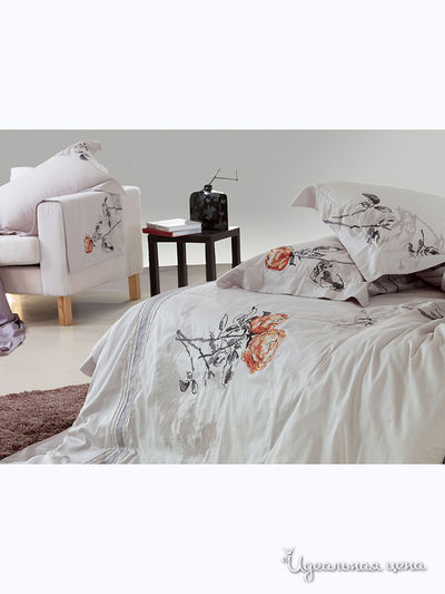 Комплект постельного белья Евро Famille, цвет мультиколор