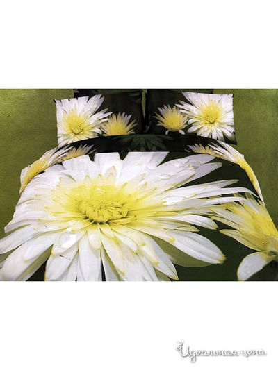 Комплект постельного белья Евро Famille, цвет мультиколор